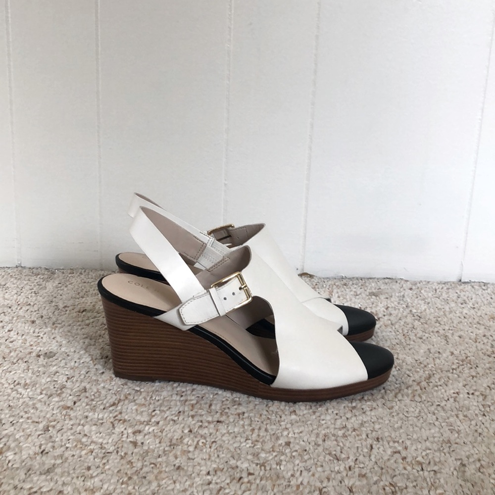 Cole Haan wedge sandal never worn!